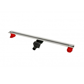 Желоб Berges SUPER Slim 1000, матовый хром, S-сифон D50 H60 боковой, 090155 - фото, отзывы, цена